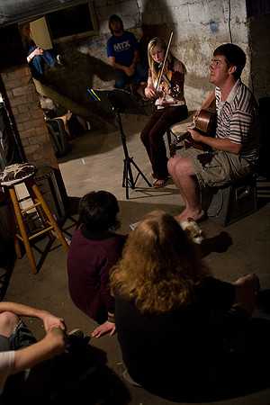 Caleb and Amy Jehl @ the Rejoice House - 6/4/08