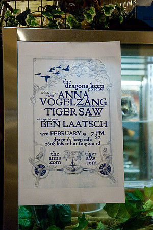 Tiger Saw/Anna Vogelzang @ the Dragon's Keep